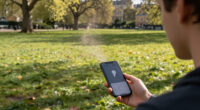 'Dust Devil' Spins Through London Park - BBC
