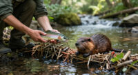 Artificial Beaver Dams Saw Juvenile Coho Salmon Survival Rates Go From 8% To 60%