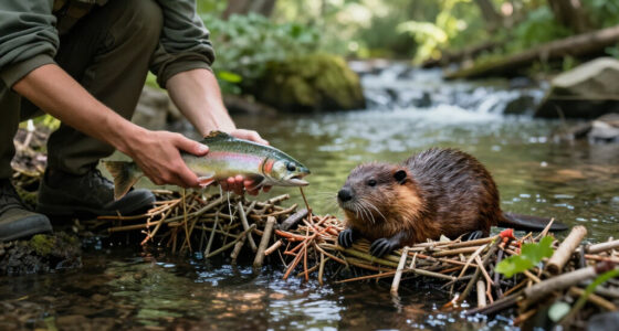 Artificial Beaver Dams Saw Juvenile Coho Salmon Survival Rates Go From 8% To 60%